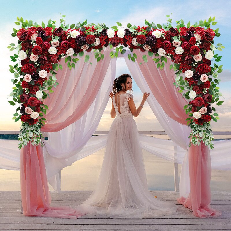 What does a triangle wedding arch mean?