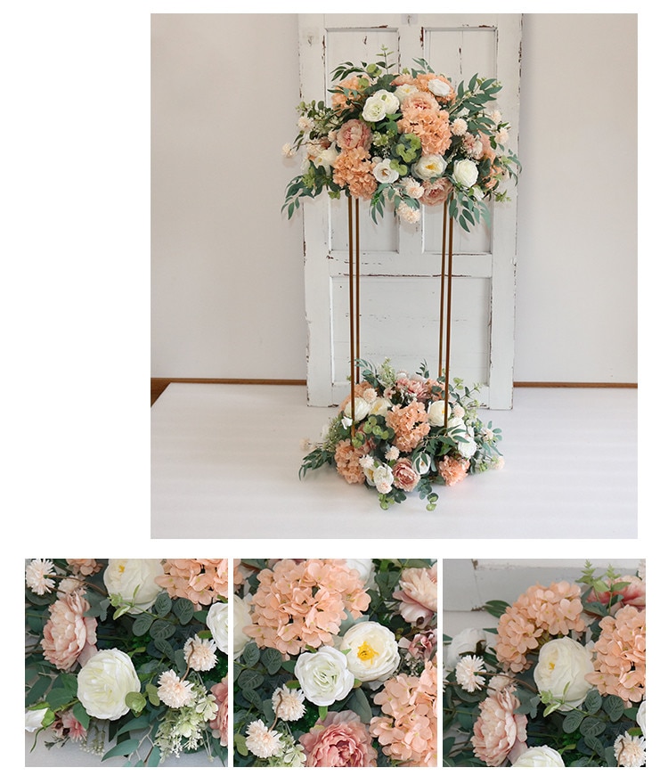 circle wedding arch with floral8