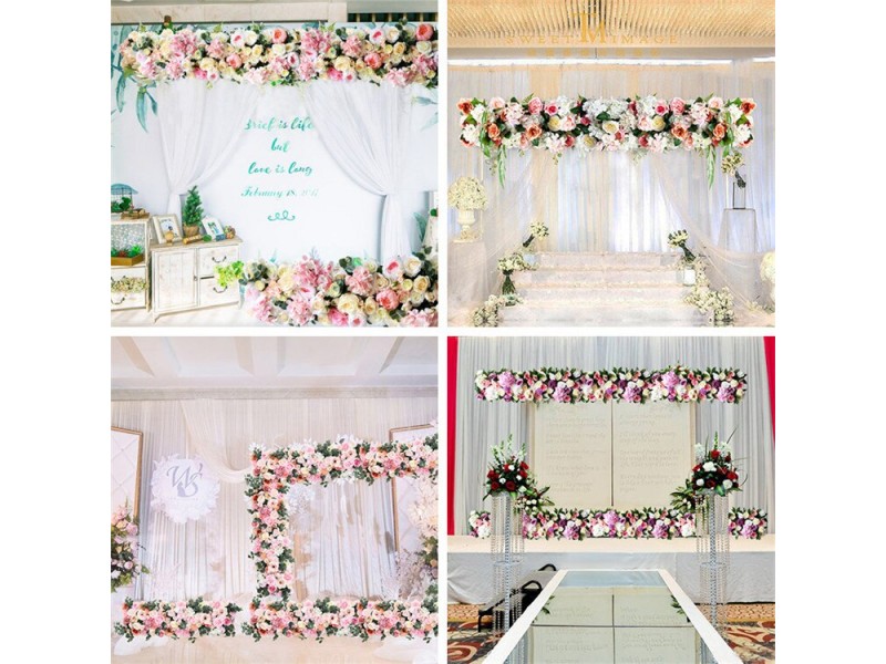 how to decorate with fabric for a wedding?