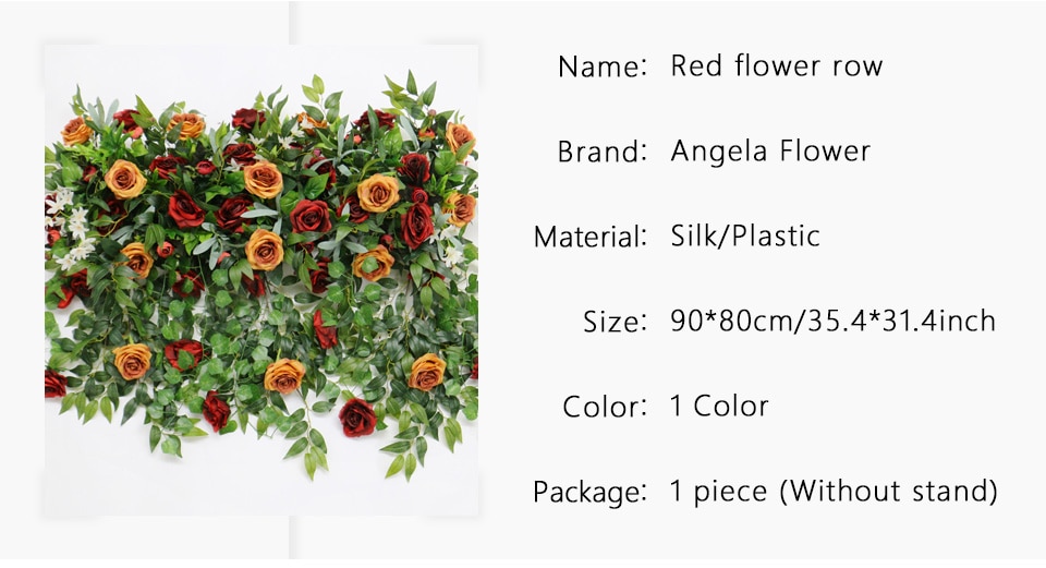 Designing and planning the layout of the flower wall