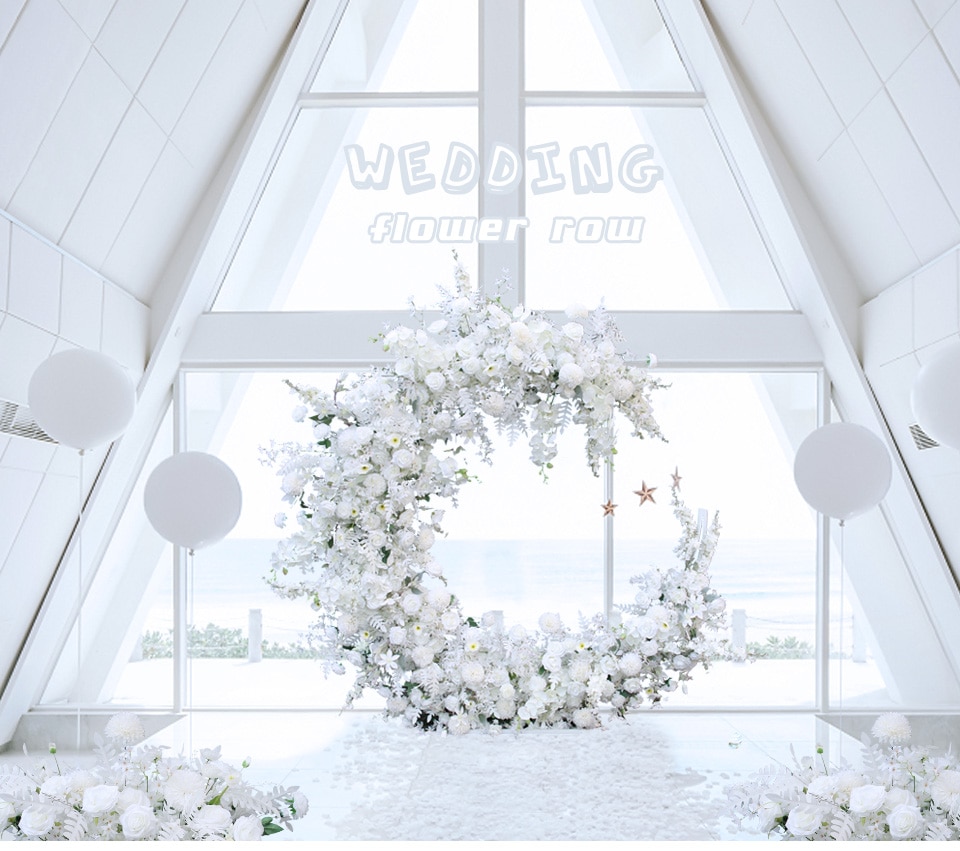 How do you decorate an arch for a wedding?