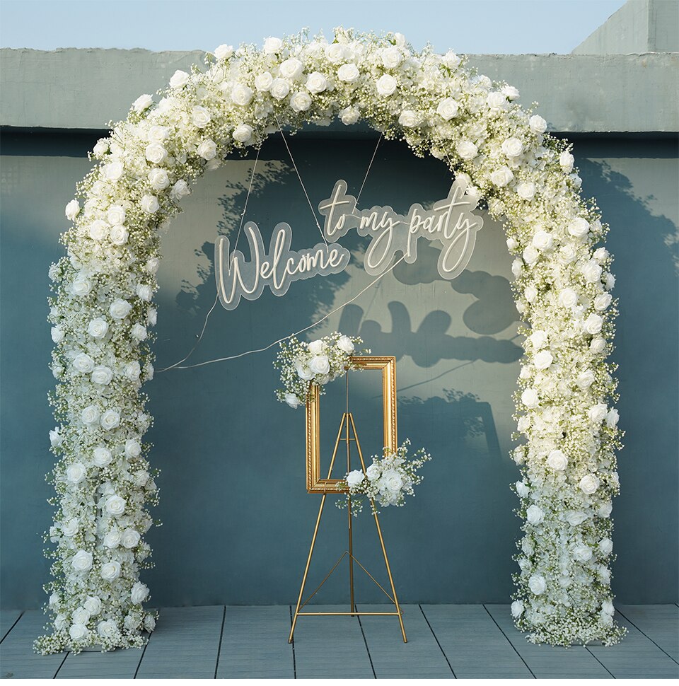 lilac artificial wedding flowers8
