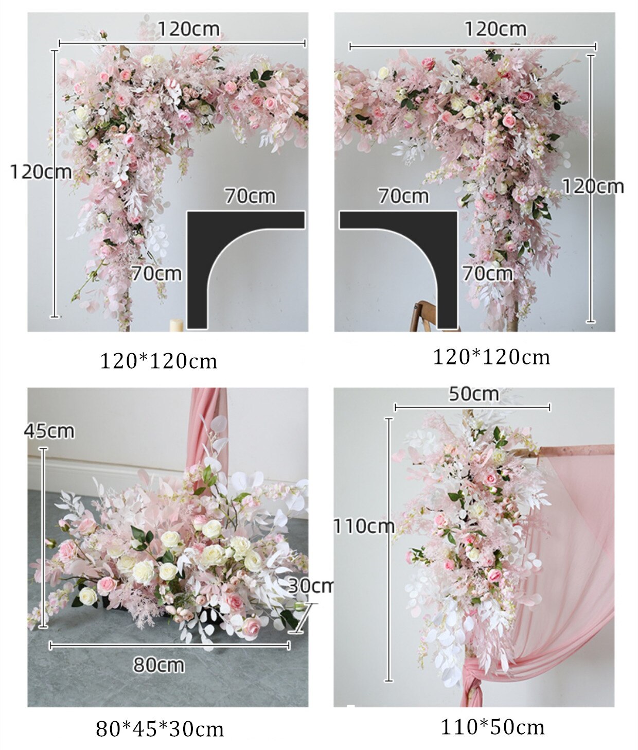 Step-by-step instructions for creating flower balls