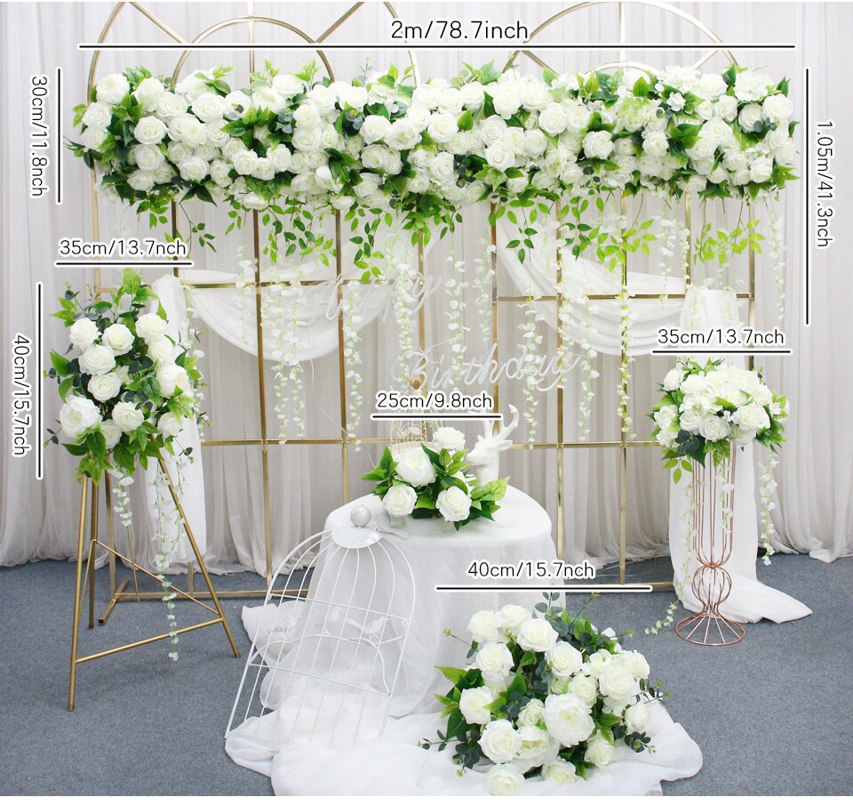 Step-by-step instructions for creating the arrangement