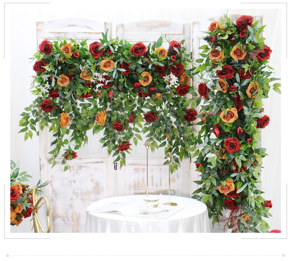 decorate wedding arch with burlap3