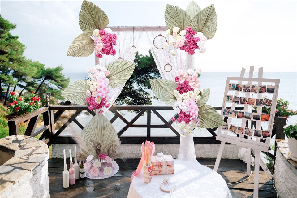 floor flower stand wedding decoration7