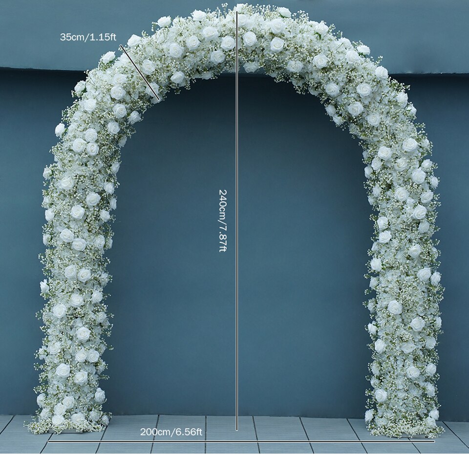 lilac artificial wedding flowers4
