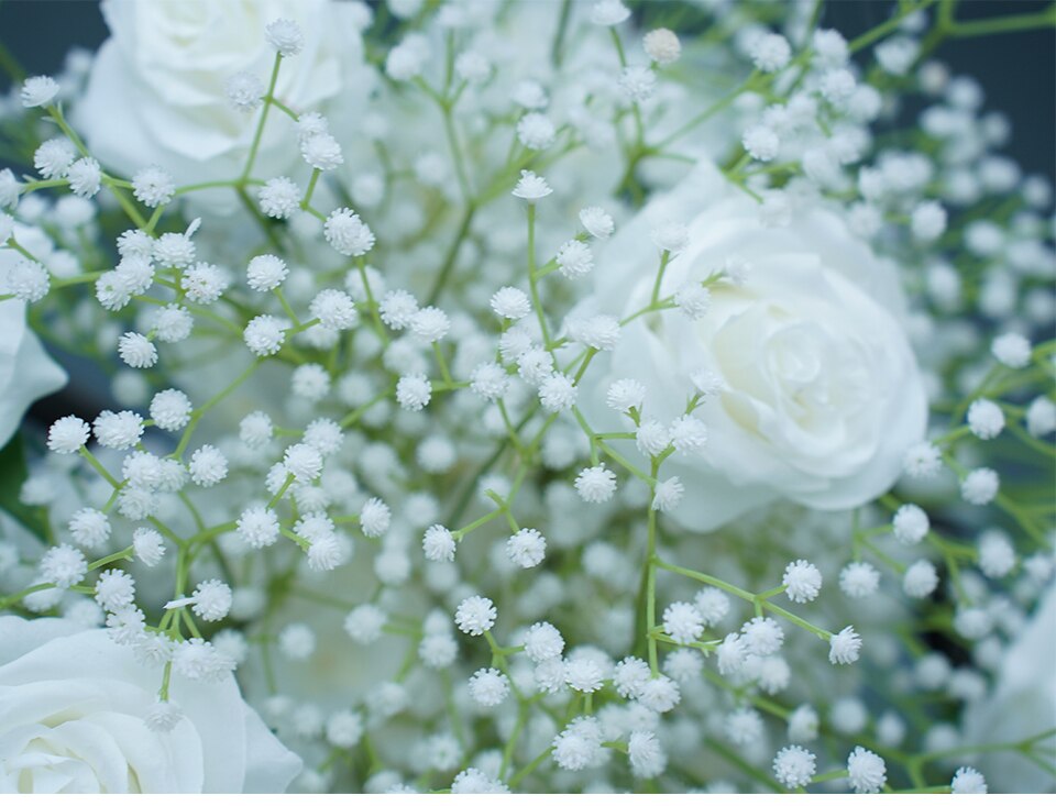 lilac artificial wedding flowers10