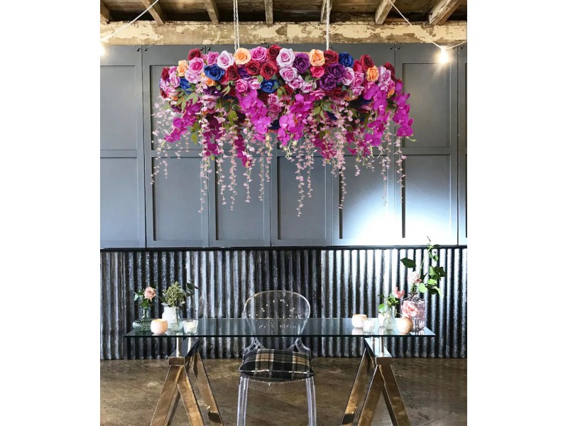 how poppies artificial wedding decoration outdoors?