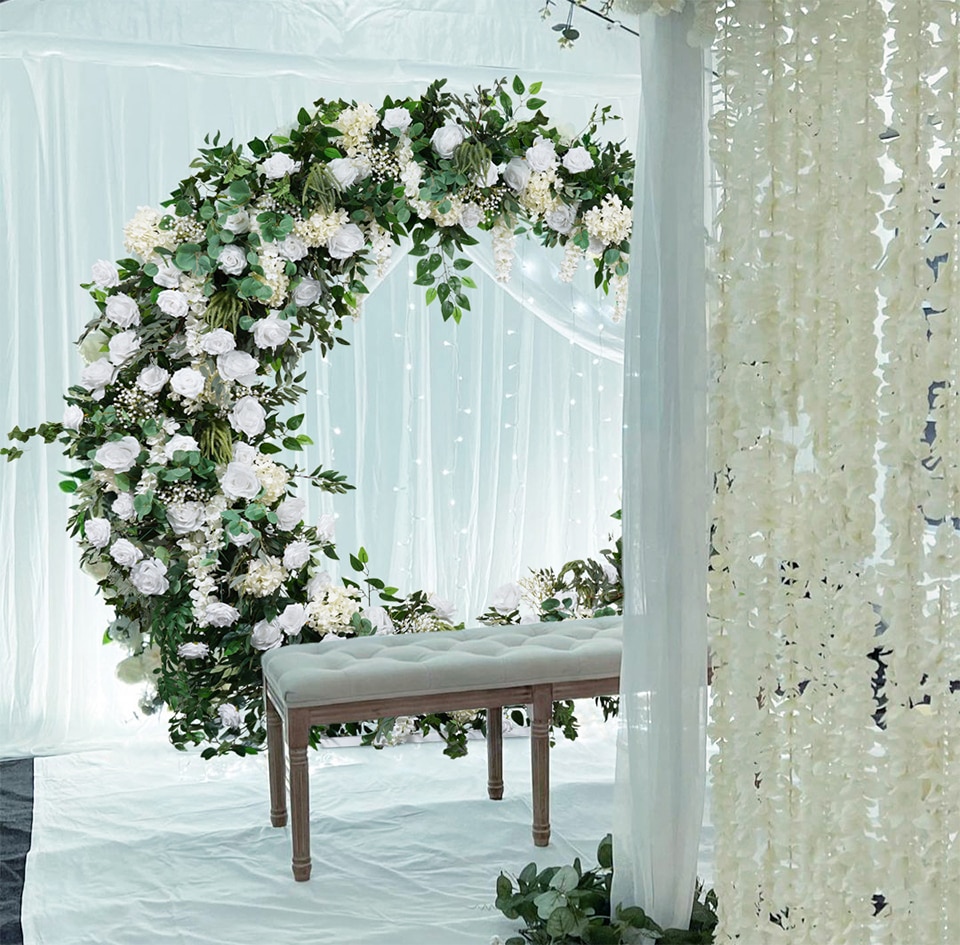 how to make a backdrop for wedding ceremony?