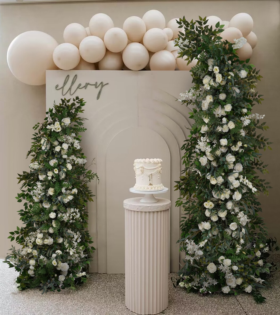 how to build a wood wedding backdrop?