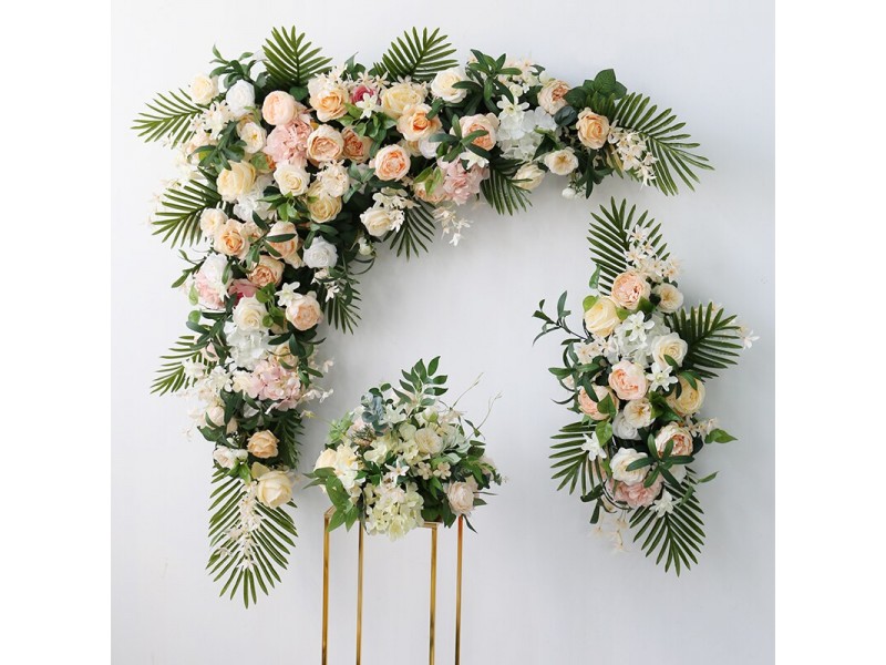 how to make a fresh flower wedding arch?