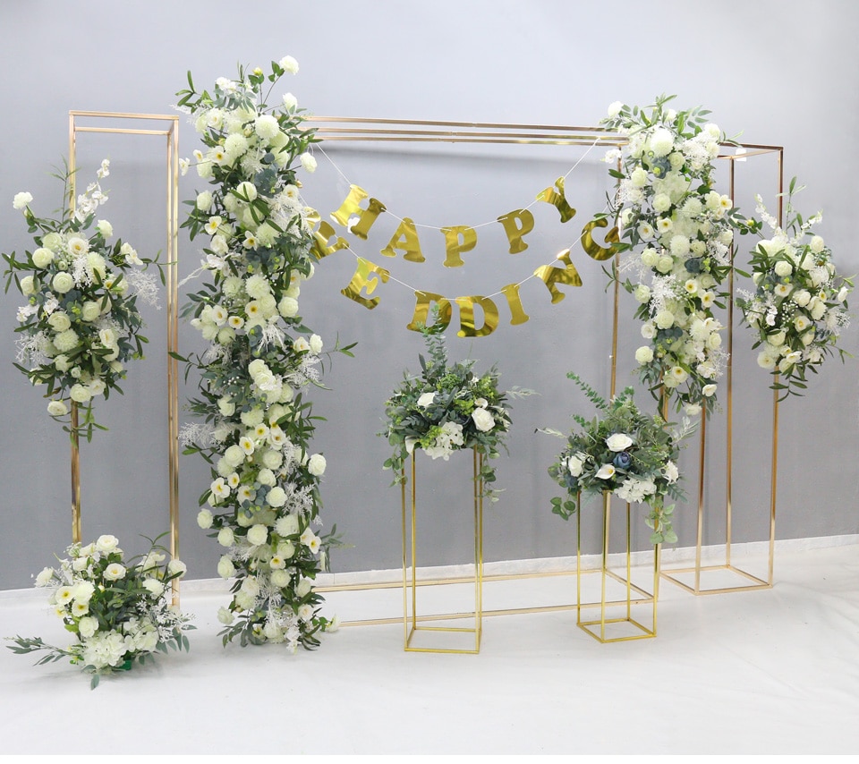 how to make flowers for wedding arch?