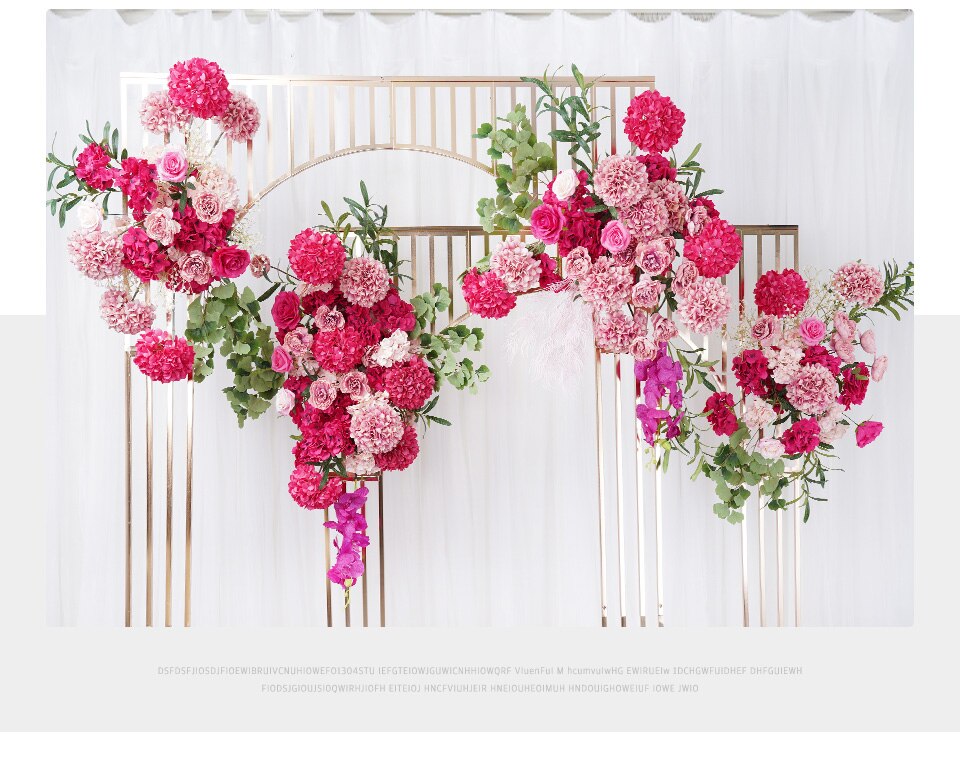 Creating a focal point or statement piece for the outdoor wedding aisle