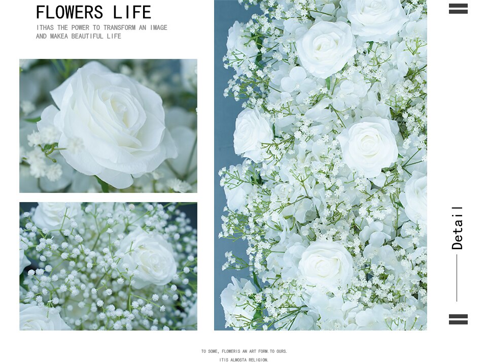 lilac artificial wedding flowers3
