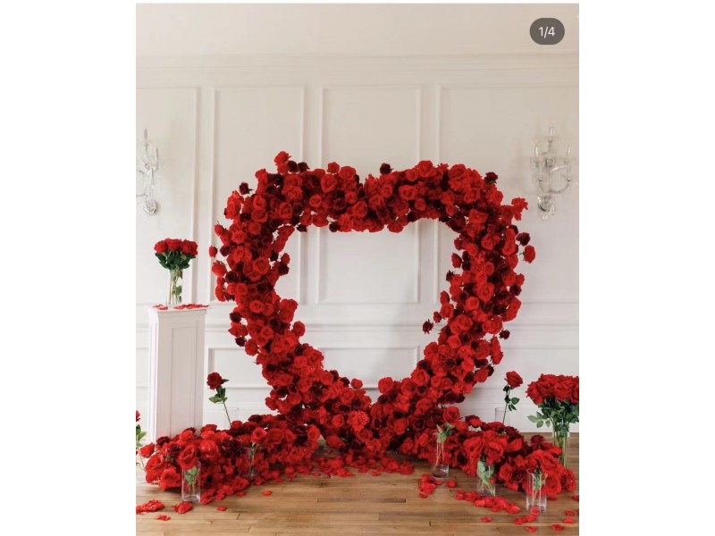 how to decorate walls with artificial flowers?